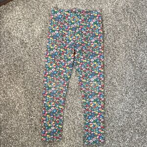 Mini Boden floral fun cosy leggings girls size 8-9